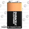Pile 6LR61 9 volts Duracell