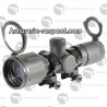 Lunette de tir Swiss Arms3-9x40 compacte caoutchouc avec réticule lumineux