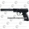 Réplique pistolet combat zone cop silencer au Co2