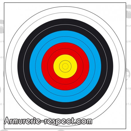 100 cibles en carton 17x17 cm - Armurerie Respect The Target SARL