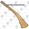 Corne poli avec cordon 22 cm