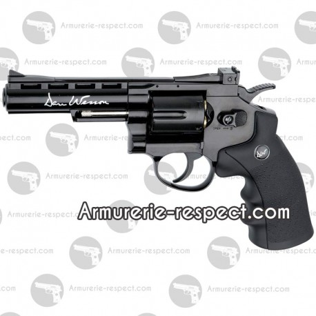 Revolver Dan Wesson noir à billes d'acier 4"