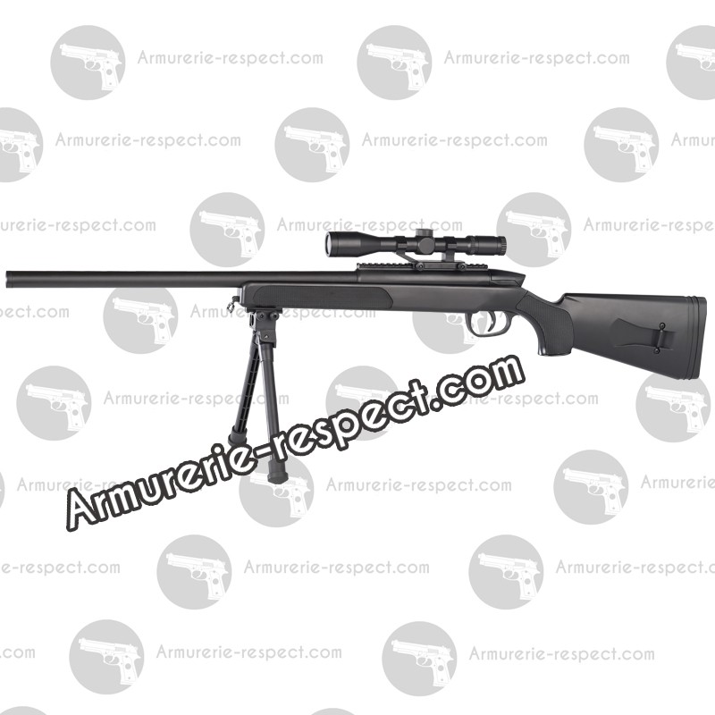 Sniper Swiss Arms Black Eagle M6 + viseur point rouge - Armurerie Respect  The Target SARL