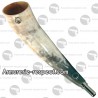 Corne d'appel en véritable corne ronde 20 cm