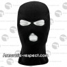 Cagoule 3 trous Polartec noire