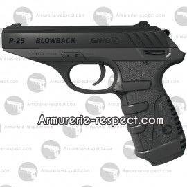 Pistolet à plombs Gamo P25 Co2 Blowback