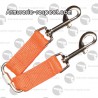 Accouple orange pour petits chiens