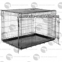 Cage pliante 107x76x69 cm de transport pour chien