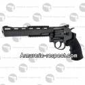 Revolver Black Ops 8" noir à billes d'acier 4.5 mm full métal [en rupture]