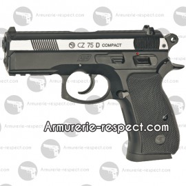 CZ75D compact pistolet à billes d'acier bicolore au Co2