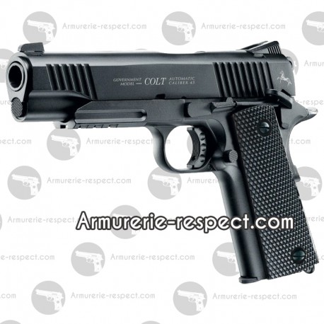 Colt M45 CQBP noir à billes d'acier 4.5 mm