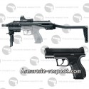 Pistolet XBG avec son kit crosse tactique et son viseur [en rupture]