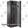Coffre fort Preminum avec code pour 14 armes 150x53x41 cm