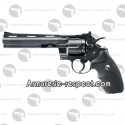 Revolver Colt Python 6" noir à billes d'acier et plombs 4.5 mm