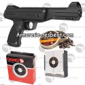 Gamo P900 gunset pistolet à plombs monocoup avec cibles