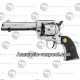 Single Action chromé Peacemaker 1873 revolver à blanc 9 mm