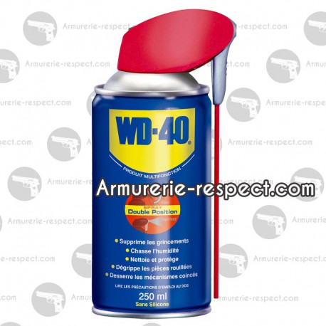 Spray 250 ml de WD40 avec 2 jets diffuseurs