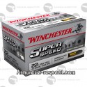 500 cartouches Winchester Super Speed 22LR plomb cuivré [en rupture]