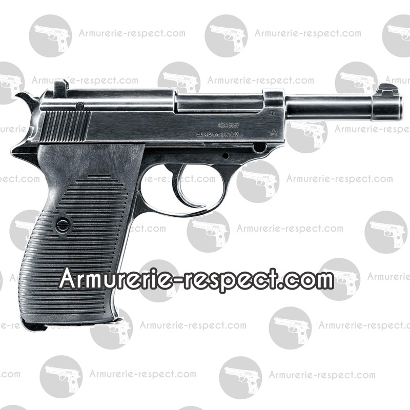 Pistolet à plombs CO2 Calibre 4.5mm Walther P38 Métal