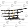 Hattori Hanzo Set de 4 pièces dont 3 sabres japonais Böker Magnum
