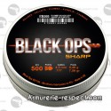 500 plombs Black Ops à tête pointue 4.5 mm