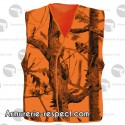 Gilet de traque orange camo Taille XL/2XL