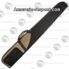 Housse longue pour carabine en noir et marron 130 cm