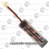 Batterie airsoft type mini en 9.6V et 1500 mAh