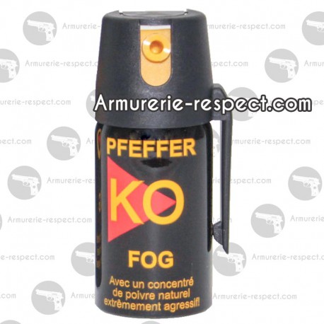 Aérosol de défense KO FOG Spray au poivre 40ml