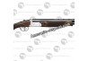 FUSIL DE PLAINE - CAL.28 - CROSSE PISTOLET - EXTRACTEURS - BASCULE ERGAL DOUBLE DETENTE