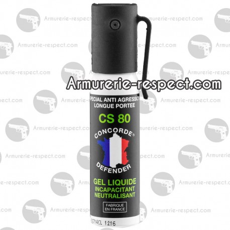 Bombe lacrymogène 25ml GEL CS - aérosol spray lacrymo - Bombes