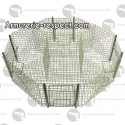 Cage piège à pies pour attirer 4 pies vivantes