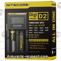 Chargeur intelligent pour 2 batteries Nitecore Digicharger 2