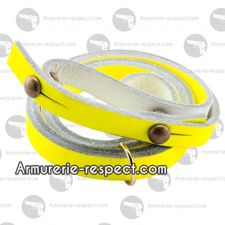 Sautoir pour corne jaune 116 cm Elless