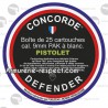 25 cartouches à blanc pour pistolet d'alarme PAK 9 mm