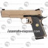 Spartan STS-7 1911 tan métal réplique airsoft blowback Gaz et Co2