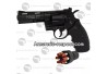 Colt python noir 6 pouces avec 6 douilles alu Co2
