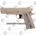 Colt M45A1 tan culasse métal fixe réplique airsoft Co2