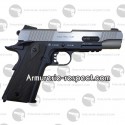 Colt 1911 Rail Gun airsoft Co2 bicolore culasse mobile