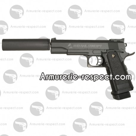 Réplique airsoft spring mini pistolet STI off duty noir [en rupture] -  Armurerie Respect The Target SARL