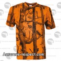Tee-shirt de chasse camo orange Ghost Percussion
