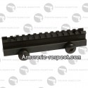 Rehausse de rail 22 mm UTG pour M4 M15 M16