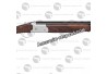 YILDIZ FUS-SUP - BECASSE C/12. MDS.EXT SILVER 61cm Becassier 61 cm, 1 canon lisse, 1 canon lisse CI
