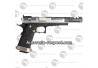 Réplique airsoft GBB HX2401 IPSC split silver 38