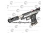 Réplique airsoft GBB HX2401 IPSC split silver 38