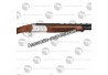 FUSIL SUPERPOSe YILDIZ CAL.28-70 EXT crosse anglaise  MDS
