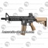 Réplique AEG CM16 raider court bi-ton noir et tan G&G Armament