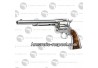 Legends Western Cowboy 7.5" revolver airsoft 1.9 joule nickel