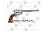 Legends Western Cowboy 7.5" revolver airsoft 1.9 joule nickel