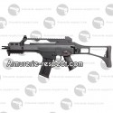 Réplique airsoft SLV36 électrique style G36 full auto avec batterie et chargeur